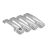 SEGADEN Chrome Plated Door Handle Cover Compatible with 2007-2021 TOYOTA Tundra Sequoia Crew Max (4 Doors No Passenger Keyhole) XG7409A