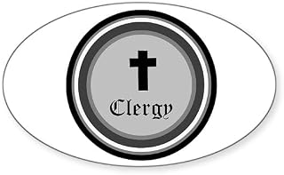 CafePress Clergy Sticker Sticker (Oval 50 pk)