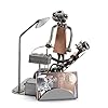 Steelman24 I Schraubenmännchen Zahnarzt mit Visitenkartenhalter I Made in Germany I Handarbeit I Geschenkidee I Stahlfigur I Metallfigur I Metallmännchen