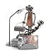 Steelman24 I Omini di Viti Cacciatore con Cane I Idee Regalo Originale I Soprammobili in Metallo I Modellino