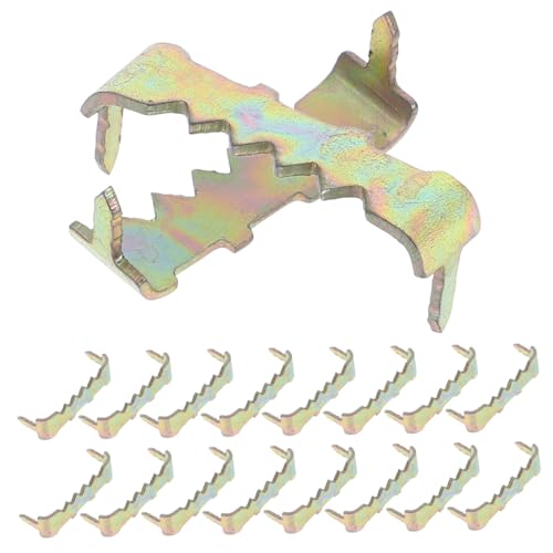 Operitacx 100 Stück Bilderrahmen Aufhänger No Nails Bildaufhängeset für Holzrahmen Langlebige und Vielseitige Befestigungslösungen für Zuhause und Galerien