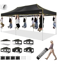 Hoteel 10x15 Heavy Duty Pop Up Canopy Tent Review: Portable Shelter with 4 Sidewalls image 22