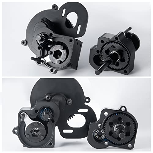 2-Speed Aluminum Transmission Case Gearbox With Dig Unit For Axial Scx10 1/10 Rc Crawler Car #TOP5