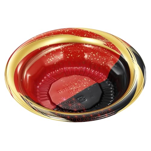 中央化学 日本製 使い捨て容器 CTホマレ丼 M18 風林R-BK 身 50枚入サイズ:約17.8×17.8×4.2cm