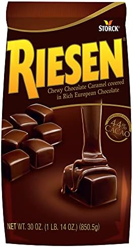 Riesen Chocolate Covered Chewy Caramel Candy, 30 Oz