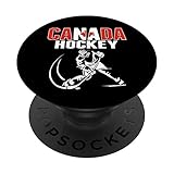 Canada Ice Hockey Fans Trikot – Support Canadian Hockey Team PopSockets mit austauschbarem PopGrip