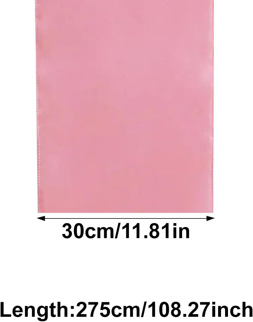 Satin Table Runner 12 x 108 Inch Silk-Like Long Table Runners for Birthday Parties, Engagements, Wedding, Banquet Decorations