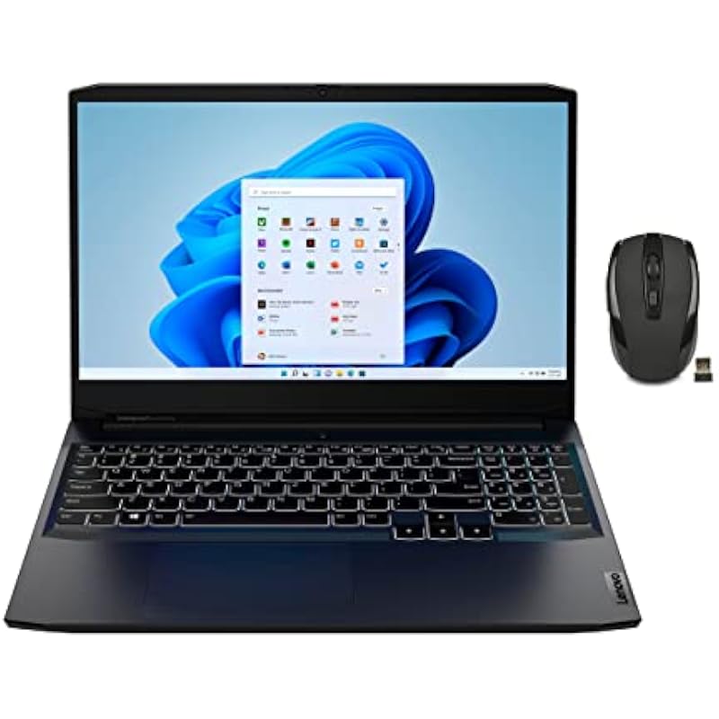 Laptop Lenovo IdeaPad Gaming 3i de 15.6 pulgadas FHD LED | Intel Core i5-11300H | NVIDIA GeForce GTX 1650 | Negro | Windows 11 | con paquete de mouse inalámbrico (negro, 16 GB de RAM, 256 GB de SSD) 🥇✔️ ® A Pedido 🏆™