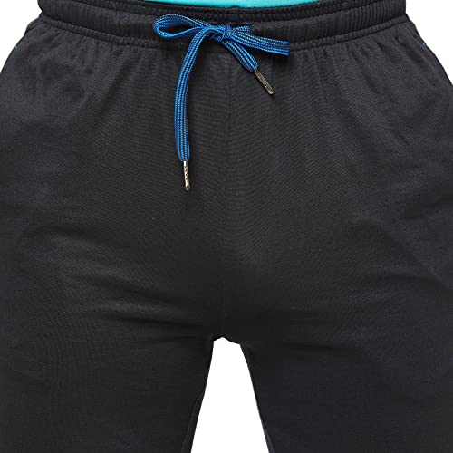 Image of sporto Anthra Melange Modern Slim Fit Track Pants for Men with Zippered Pockets