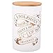 Harry Potter Marauder's Map Porcelain 3 Piece Canister Set - Three Sizes with Gold Marauders Map Design