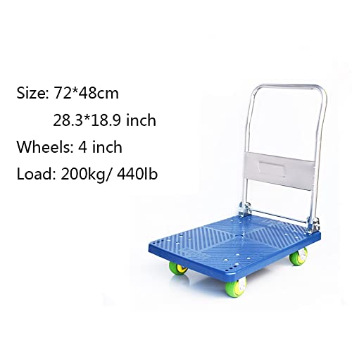 Chariot de courses à plateforme pour transporter sans effort - 3
