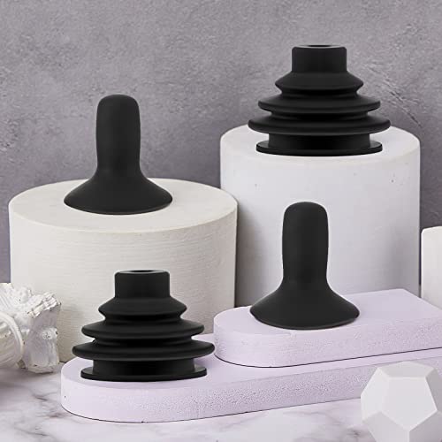 8 Pieces Joystick Controller Knob And Gaiter Wheelchair Joystick Button Cap For Mobility Scooter Electric Drive Wheelchair Accessories, Black #TOP6