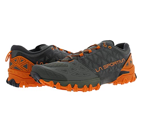 La Sportiva Men's Bushido II Trail Running Shoe, Clay/Tiger, 11.5 (45)