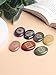 Svelandre 100% Authentic, Natural, Certified Seven Chakra Gemstone Coins Cabochon for Health,Healing,Prosperity, Money & Wealth, Compassion,Good Luck Angel & Zibu Symbol of Balance Feng Shui (7 Stone)