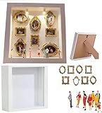 Mini Menschen Figuren Museum,DIY Mini Museum Silhouette Box mit...