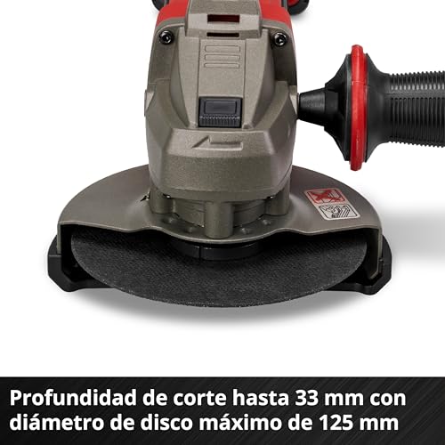 Renueva tus espacios al aire libre con la amoladora angular Einhell TE-AG 18/125-2 Li 7