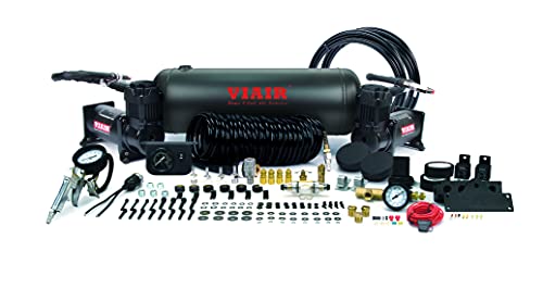 VIAIR 20016 Stealth Black Dual 400c Onboard Air Kit, 1 Pack