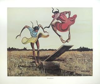 Ernie Barnes - Springboard Open Edition on Paper