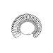 Produktbild Weimob Metalllegierung Ringmass Ringgröße Bestimmung Ring Messgerät Finger Size Measure Standard EU Größen EINWEG