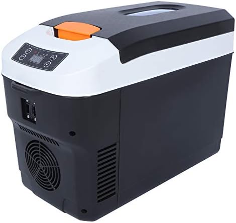 Portable Refrigerator, Car Refrigerator, Portable Freezer, 10L Car Cooler for Beverage,Portable Intelligent Digital Display Mini Refrigerator for Car Cigarette Lighter (48W 0℃-65℃)(US 110V)