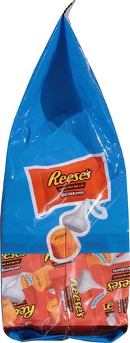 Chocolate Packaged Candy Assortment Stand Up Bag (ROLO Creamy Caramels In Rich Chocolate Candy, HERSHEY'S Milk Chocolate KISSES and REESE'S Milk Chocolate Peanut Butter Cup Miniatures), 33 oz.
