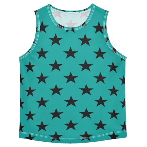 J JOYSAY Scattered Star Slate Boys Tank Top Sleeveless Muscle Shirts Quick Dry Workout Sport Active Kids T-Shirts 3-15T