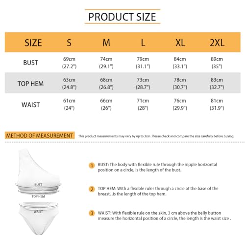 Pugasmiru Biquíni feminino de cintura alta com aro e alças de amarrar na frente única para viagem de