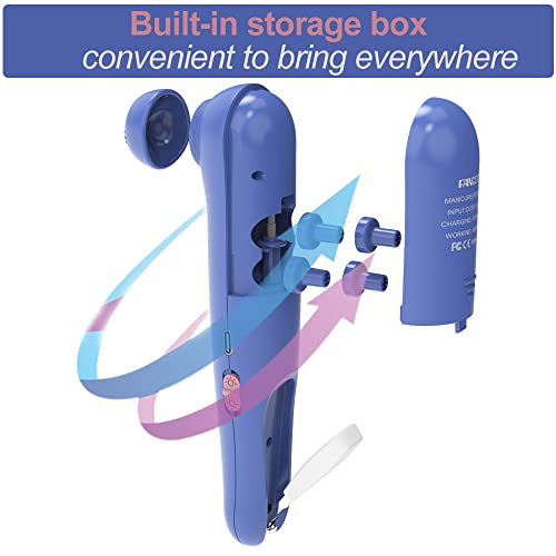 Fansidi Rechargeable Baby Nail Trimmer Electric Safe Baby Nail File Clippers With Portable Storage Box, Whisper Quiet, Baby Gift Ideal For Newborn Infant Toddler Or Adults Toes Fingernails Care #TOP3