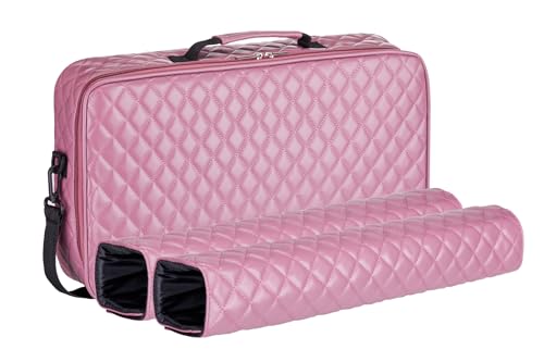 Set de Mahjong Americano con bolsa de cuero PU rosa púrpura miniatura 3