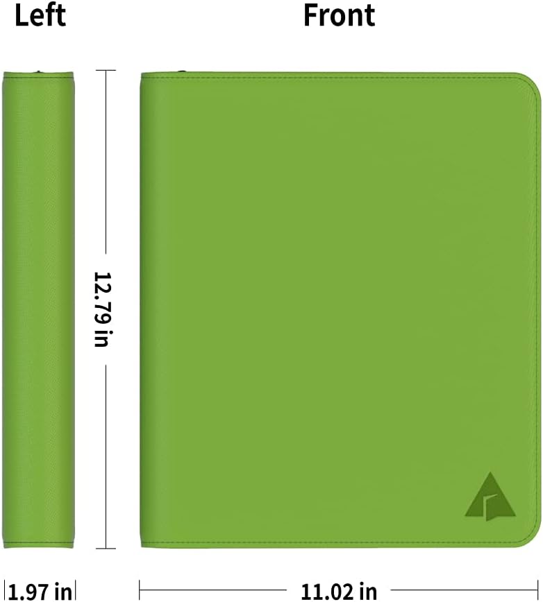 Premium Trading Card Binder, 9 Pocket 540 Pockets Binder, Card Collection Album For TCG- Green