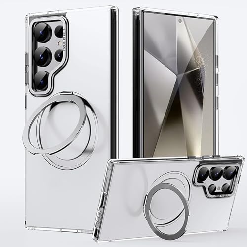 Étui mince Galaxy S26 Plus transparent pour charger sans fil au bureau ou en voyage