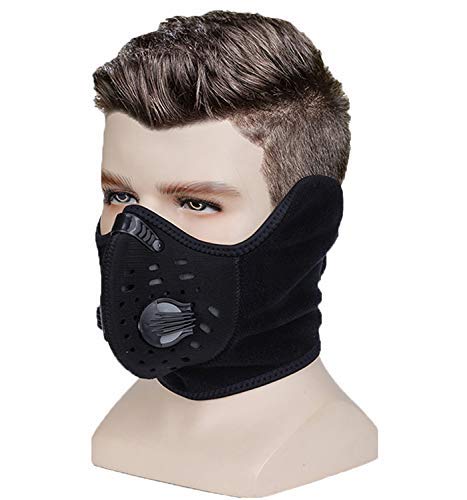 Balaclava Windproof Half Face Mask,Balaclava Ski Mask for Men & Women Black