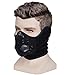 Balaclava Windproof Half Mask, Polar Fleece, Suitable for Outdoor Activities in Winter, Cycling, Motorcycles, Running (Black Half face Balaclava)