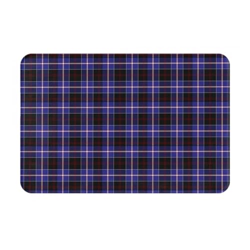 Clan Dunlop Tartan Indoor and Outdoor Water Absorbing Quick Drying Door Mat, Suitable for Kitchen Carpets, Entrances, and Porches