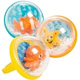 Fun Express SEA Life Snow Globe Rings - Jewelry - VBS Vacation Bible School Supplies/Decor - 12 Pieces