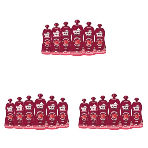 Image of Paper Boat Anar Fruit Juice, Deliciously Low Sugar Drink, No Added Preservatives and Colours 200ml (Pack of 18)