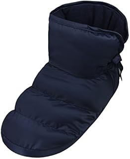 Warm Indoor Down Slippers Anti-Skid Insulated Boots Winter Home Shoes Cozy Footwear