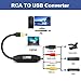 VHS to Digital Converter, USB Video Capture Card 1080P: Convert VHS Tapes, Camcorders to Digital Files on PC/Mac, RCA AV to USB 2.0, Record & Save Home Videos & Gameplay, Plug & Play, No Driver Needed