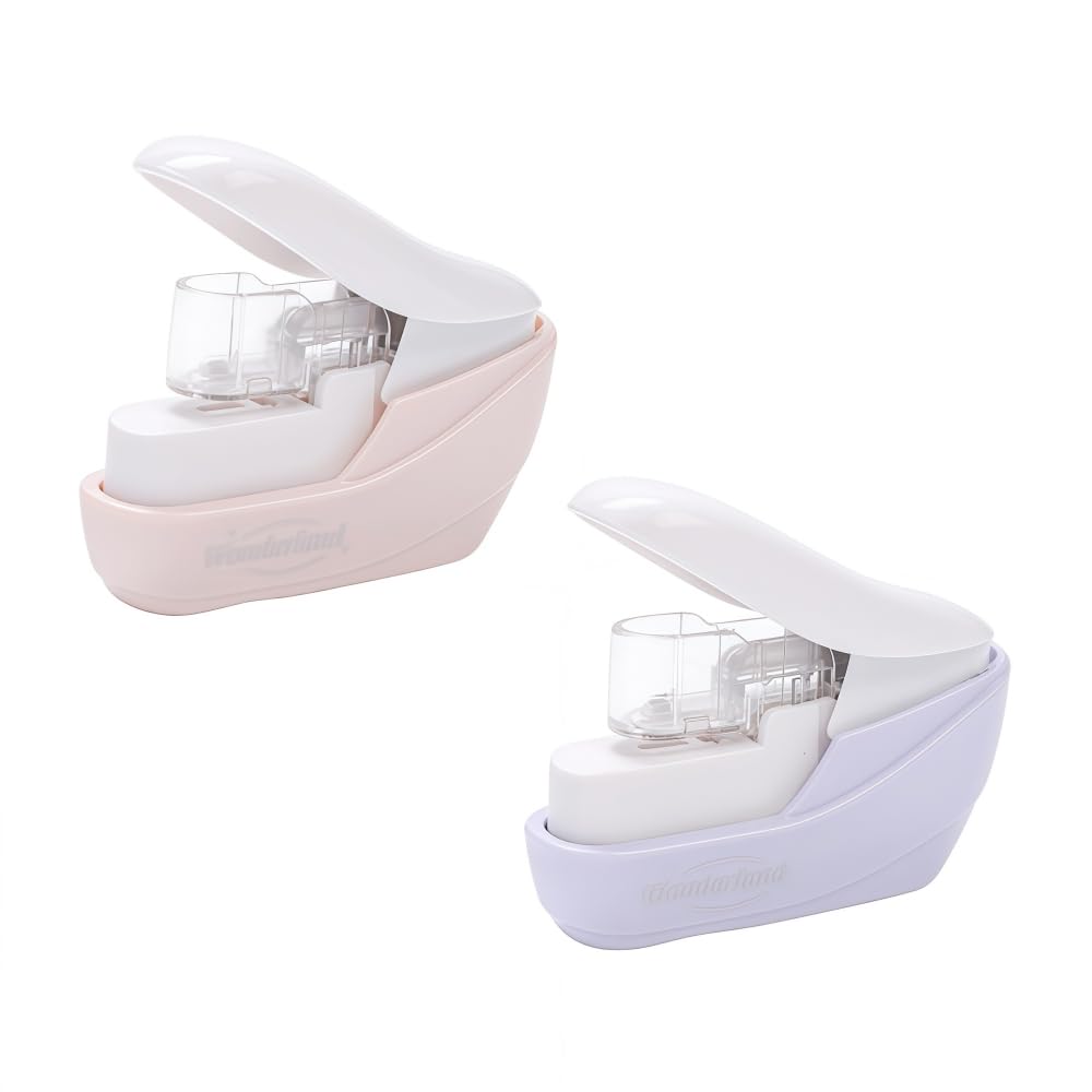 Liangpin Needleless Stapler Set of 2 Stapleless Paper Binder Office