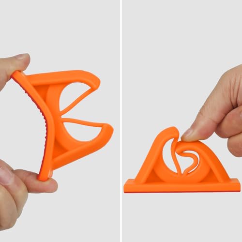 Vefungyan Fishing Rod Holder Wall Mounted: 8pcs No Drilling Fishing Pole Holders Garage Rod Holders Rack for Home and Fishing Boat Green Orange by Vefungyan - Image 3