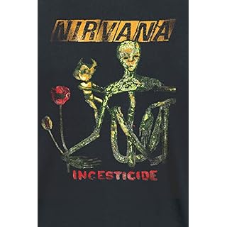 Nirvana Reformant Incesticide Homme T-Shirt Manches Courtes Noir Regular/Coupe Standard – Image 2