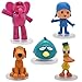 Pocoyo Mini Figuren Set, 5 Stück Cake Topper Pocoyo Anime Party Kuchen Dekoration Lieferungen Pocoyo Tortendeko Geburtstag für Kinder Baby Mädchen Junge