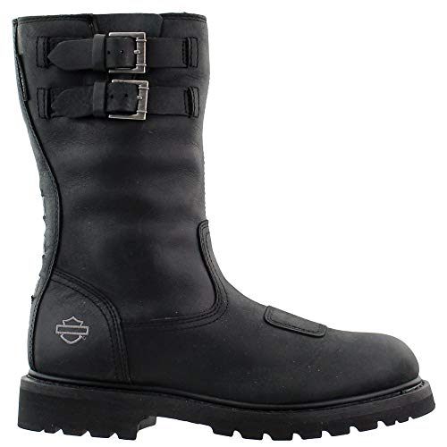 Product Image of the HARLEY-DAVIDSON FOOTWEAR Men's Brosner 10' Pull On Motorcycle Boot, Black, 9.5
