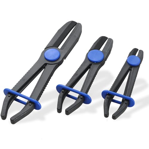 Acymner 3PCS Clamp Pliers Set - Versatile Pinch Off Plier Set for Flexible Hoses, Brake Hoses, Fuel Lines (3PCS)