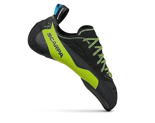 Scarpa Mago Lace Rock Climbing Shoes For Sport Climbing And Bouldering - Specialized Performance For Edging And Support - Black - 5-5.5 #TOP3