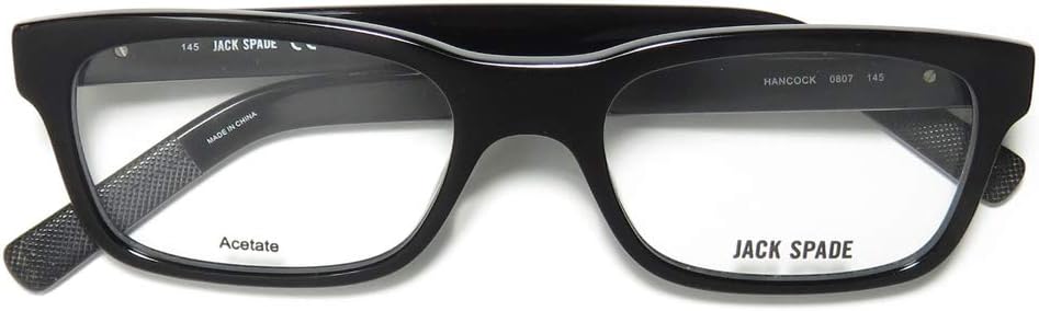 Jack Spade Hancock Mens/Womens Rectangular Full-Rim Eyeglasses/Glasses