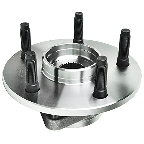 Detroit Axle - 2- Wheel Abs 5-Lug Front Wheel Hub & Bearing Assemblies Replacement For 2002-2008 Dodge Ram 1500 #TOP5