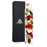 FLOWERiUM ハーバリウム ギフト プレゼント 彼女 妻 花 flower 2026 贈り物 フラワーギフト 日本製 結婚記念日 誕生日 ギフト 女性 お祝い 退職 大切な人 フラワリウム トワレ (ホワイト)