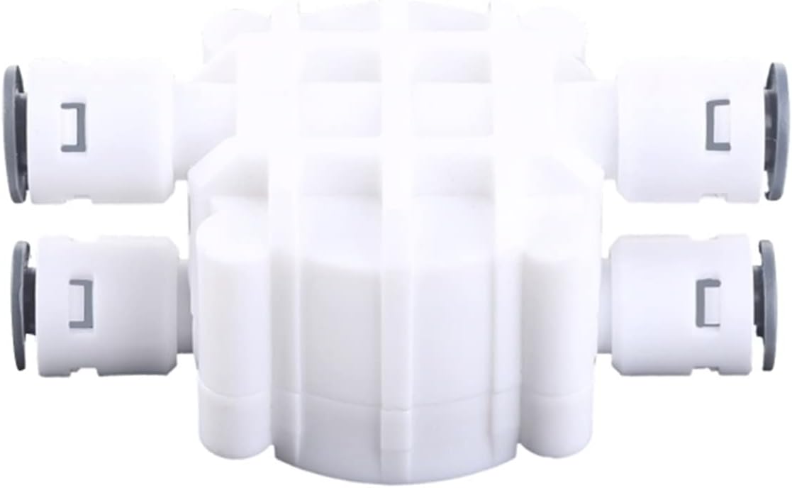 4 Way RO Auto Shut-Off Valve Switch 1/4 Quot; Water Purifier Reverse Osmosis System 1Pcs
