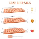 HDKAJL Hundeleckerli Backmatte, 3 Stück Backmatten für Hundeleckerlies, Silikon Backform Hundekekse, Backunterlage für Backblech, Silikonformen für Muffin Cupcake Süßigkeiten DIY Hundekekse Backmatte